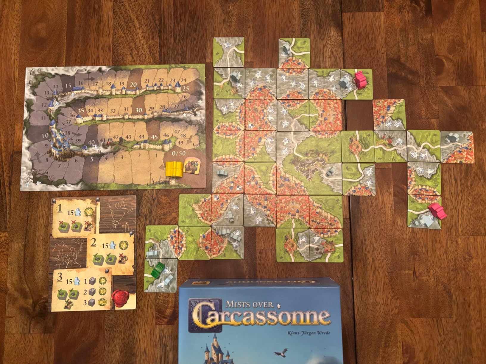 Mists Over Carcassonne Board Game | Territory Building Strategy Game | Cooperative Family Game for Kids and Adults | Ages 8+ | 1-5 Players | 45 Minutes customer photo 2