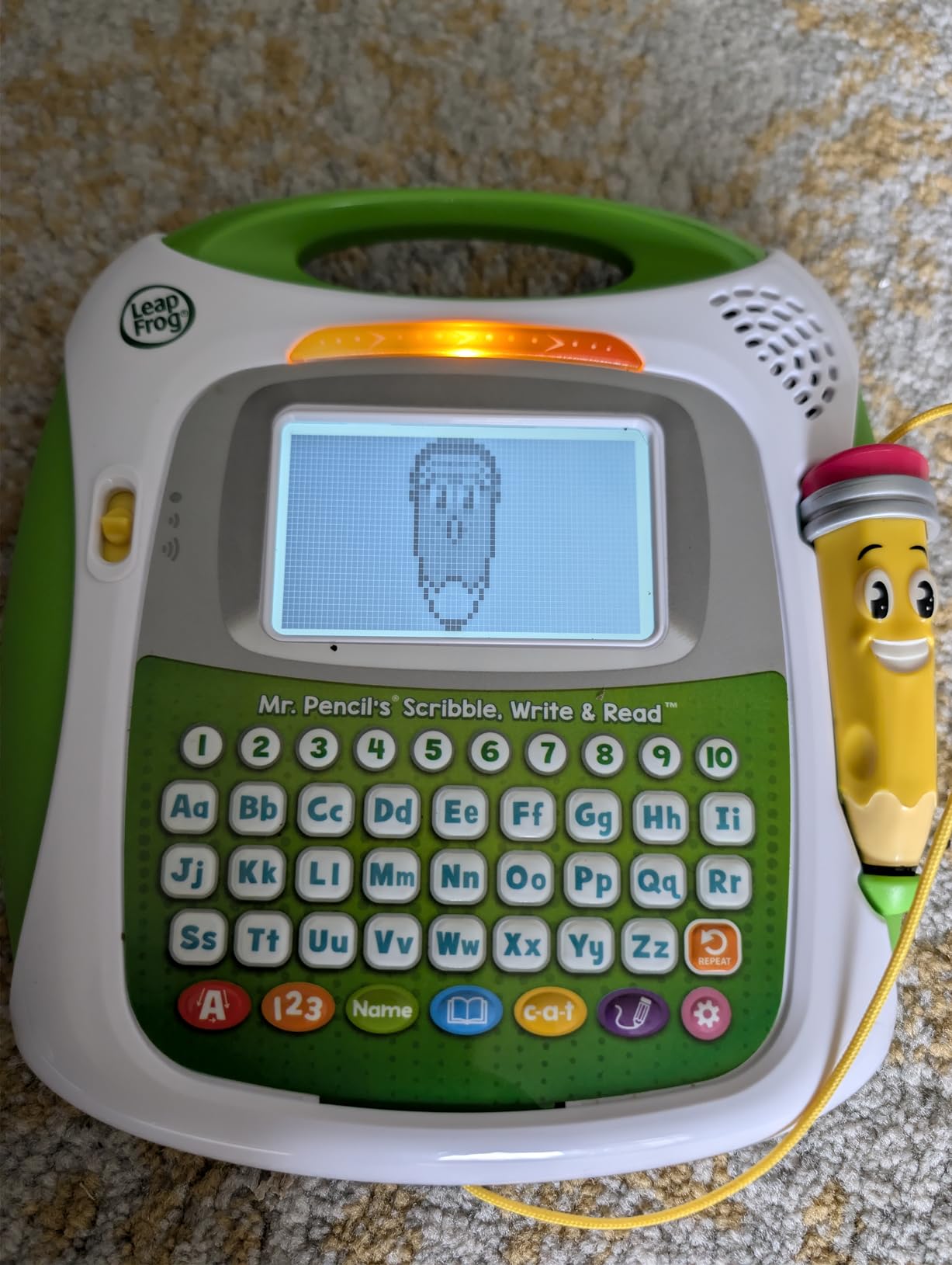 LeapFrog Mr Pencil's Scribble Write and Read, Green customer photo 2