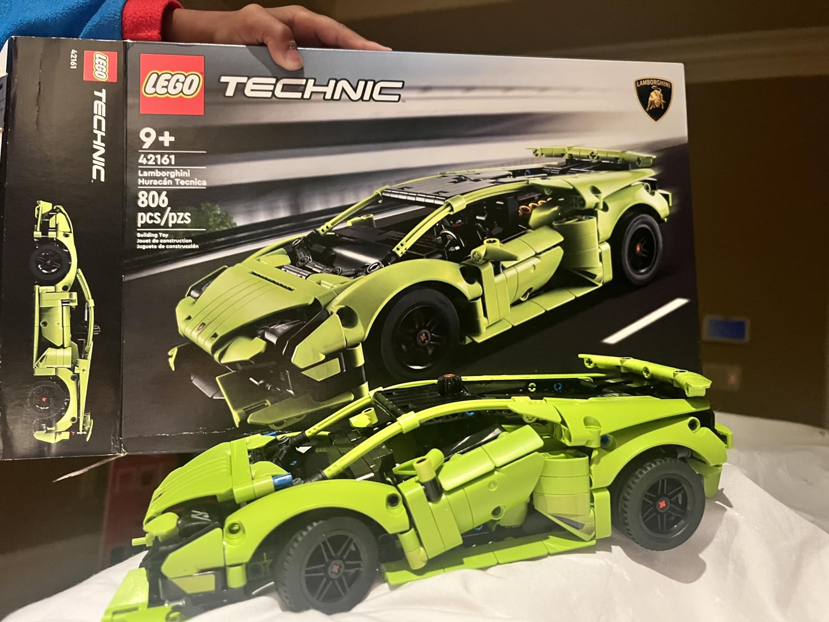 LEGO Technic Lamborghini Huracan Tecnica Advanced Sports Car Building Kit for Kids Ages 9 and up Who Love Engineering and Collecting Exotic Sports Car Toys, 42161 customer photo 1