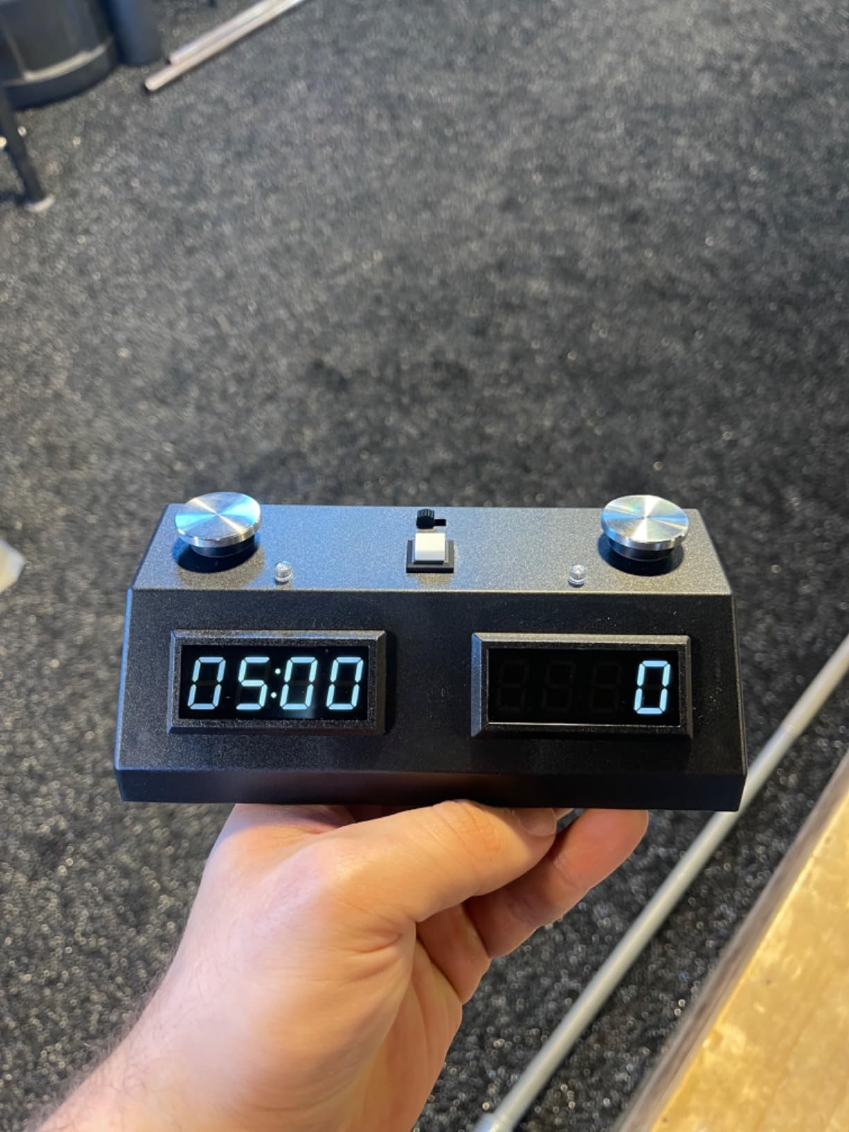 ZMF-II Digital Professional Chess Clock - Black/Yellow customer photo 1