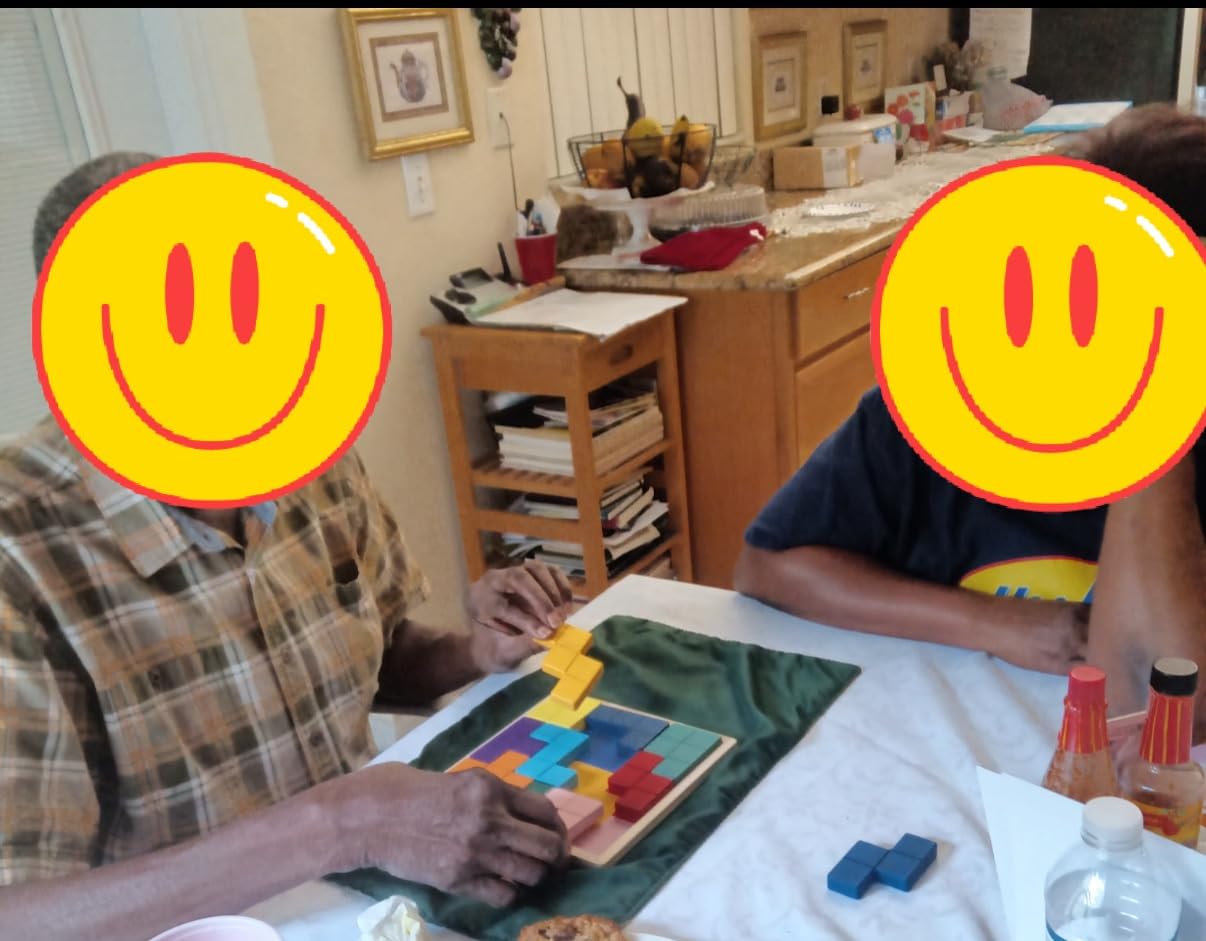Keeping Busy Tile Matching Dementia Activities for Seniors - Alzheimer Products for Elderly Patients - Fun Memory Game Toy and Cognitive Brain Puzzle customer photo 1