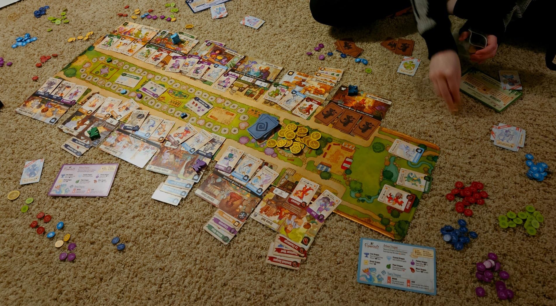 Flamecraft Board Game - Strategy Dragon Fantasy Fun Family for Kids & Adults Ages 10+ 1-5 Players Average Playtime 60 Minutes Made by Lucky Duck Games customer photo 1