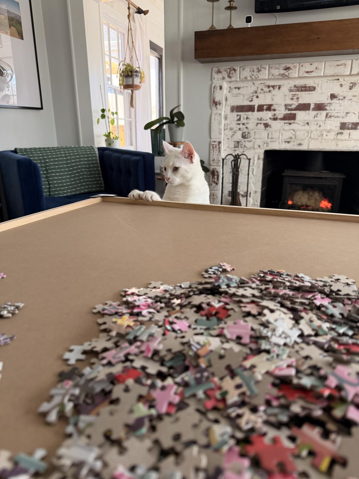 ALL4JIG 1500 Pieces Rotating Puzzle Board with 6 Drawers and Cover, 24.92