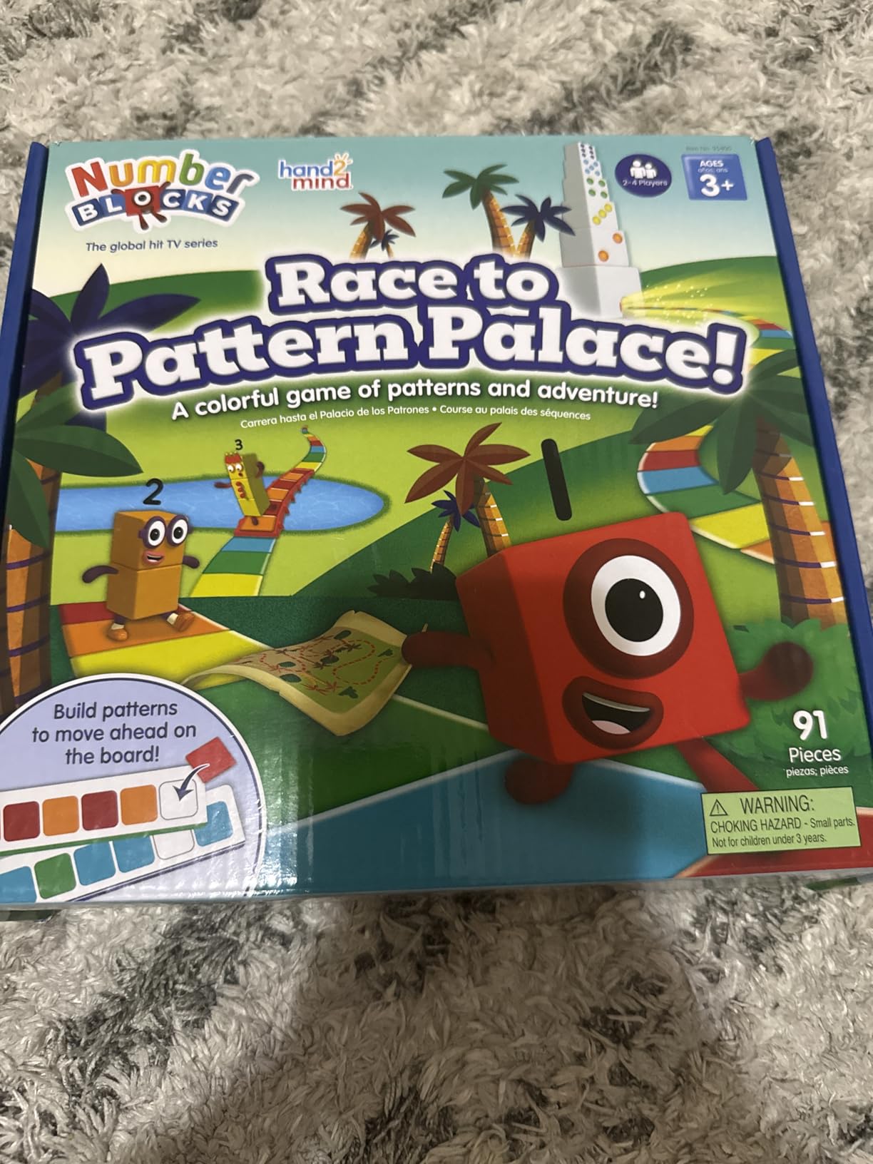 hand2mind Numberblocks Race to Pattern Palace! Board Game customer photo 1