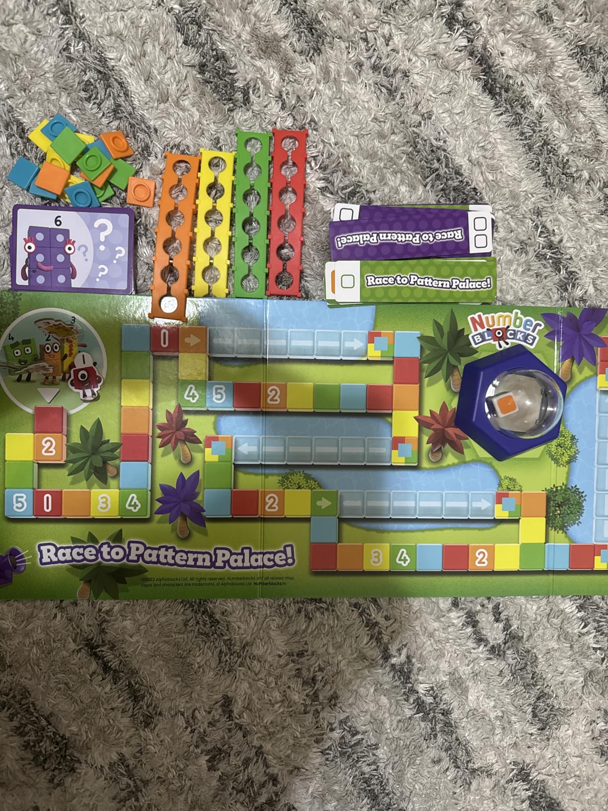 hand2mind Numberblocks Race to Pattern Palace! Board Game customer photo 2