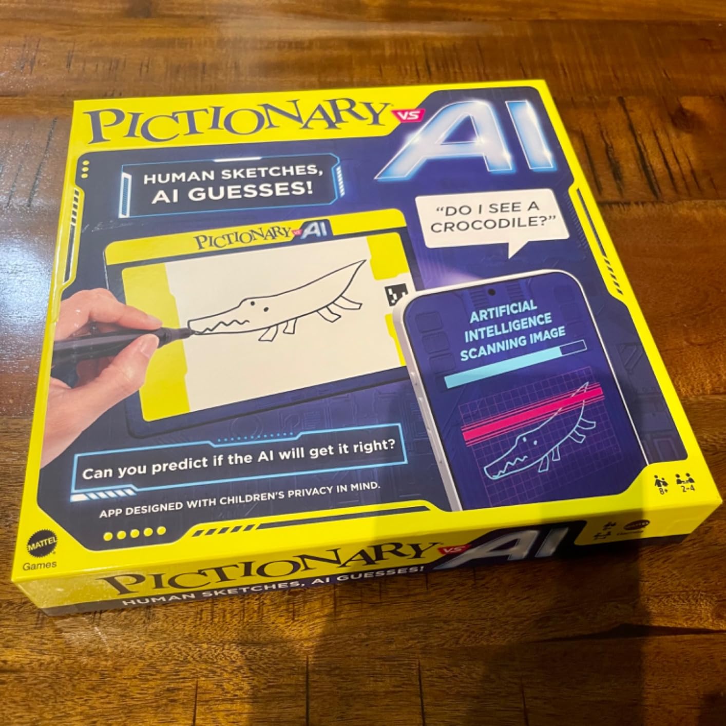 Mattel Games Pictionary vs. AI Family Game for Kids, Adults & Families Using Artificial Intelligence for 2 to 4 Players customer photo 1