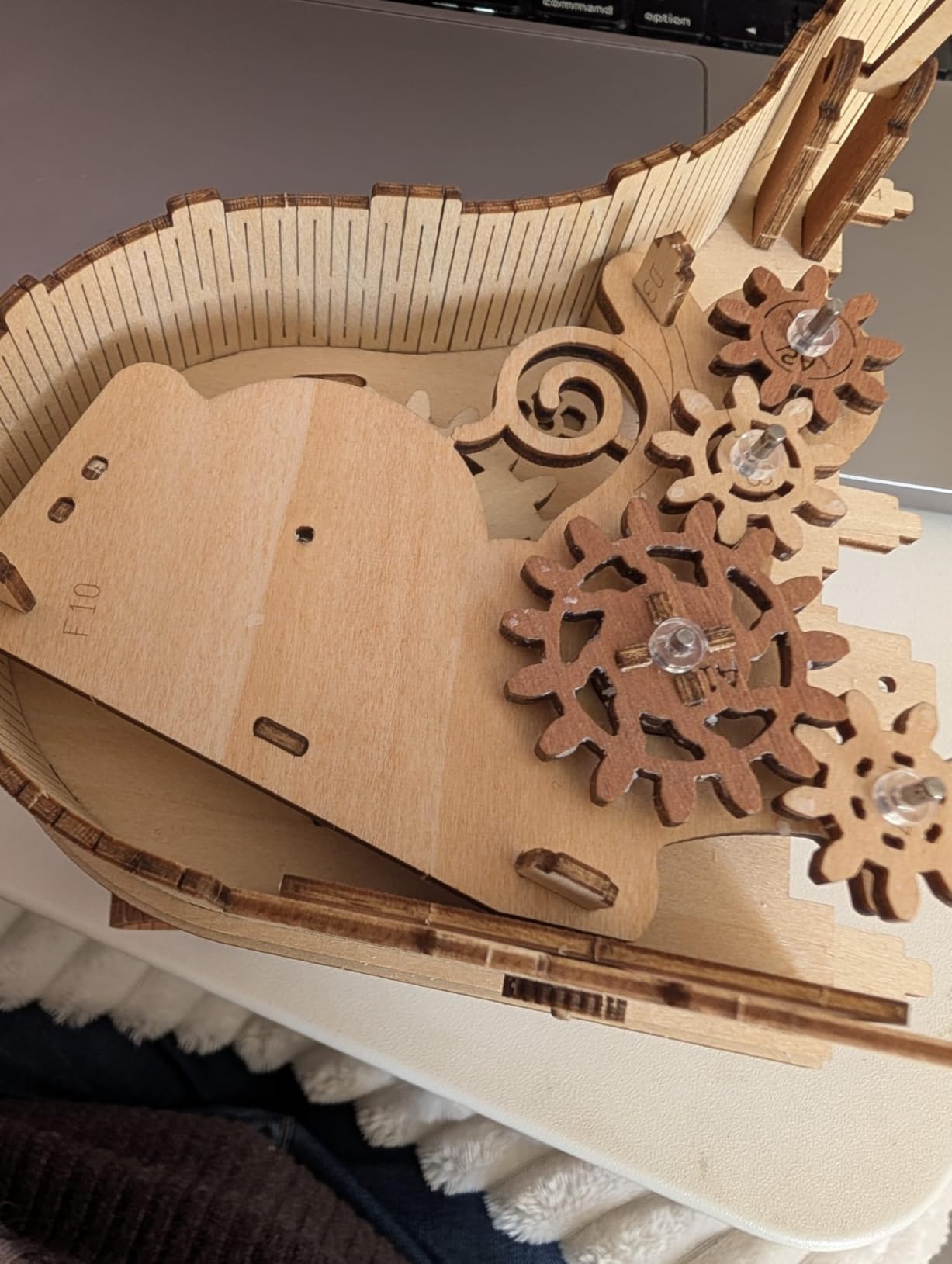 3D Wooden Puzzles for Adults 223pcs Piano Model Kit 1:20 Scale Building Puzzles Wooden Music Box Unique Gift for Men Women Hobbies for Birthday Christmas customer photo 1