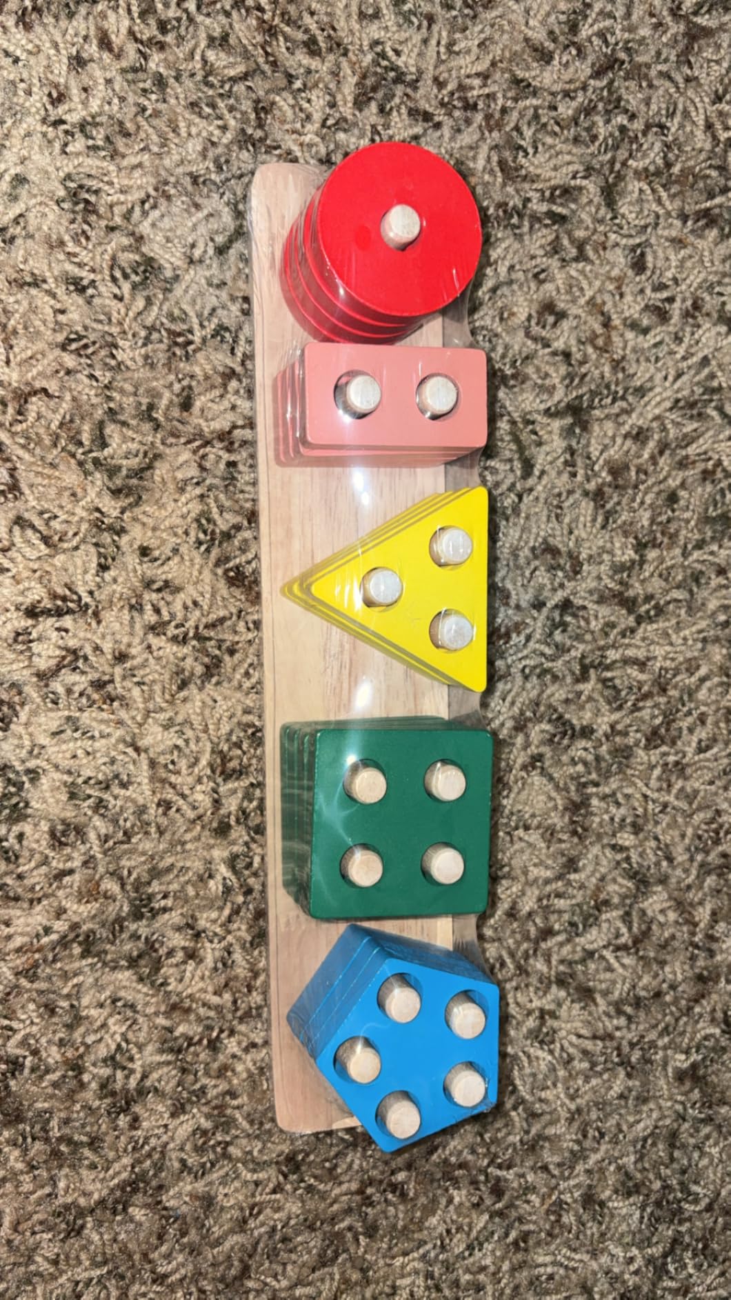 Tonberless Montessori Toys for 1 2 3 Year Old Boy Girl, Toys for Ages 2-4 Toddlers Kids Baby, 1 2 Year Old Boy Girl Birthday Gifts, Wooden Learning Puzzles Shape Sorter Toys for Toddlers 1-3 customer photo 1
