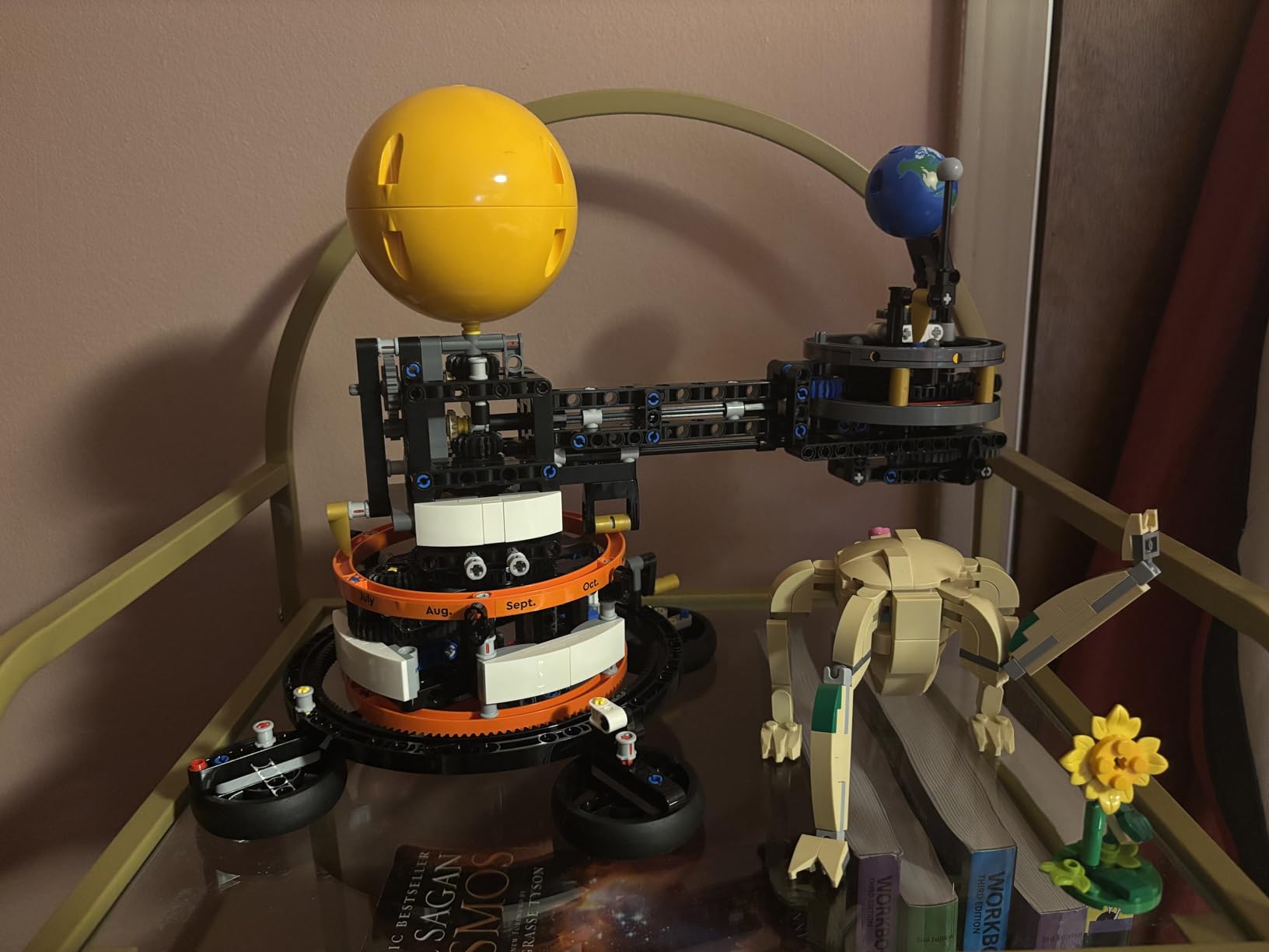 LEGO Technic Planet Earth and Moon in Orbit Building Set, Outer Space Birthday Gift for 10 Year Olds, Solar System Toy, 42179 customer photo 1