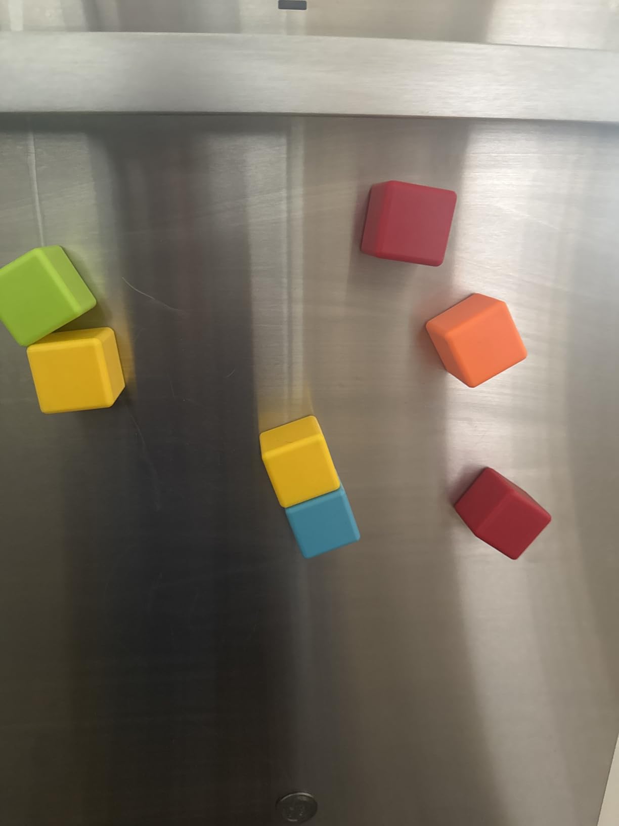 Magnetic Building Blocks Large, 1.65 inch Magnetic Stacking Cubes for Toddlers, Sensory & Montessori Toys for Boys & Girls 1 2 3 Years Old (12 PCS) customer photo 2
