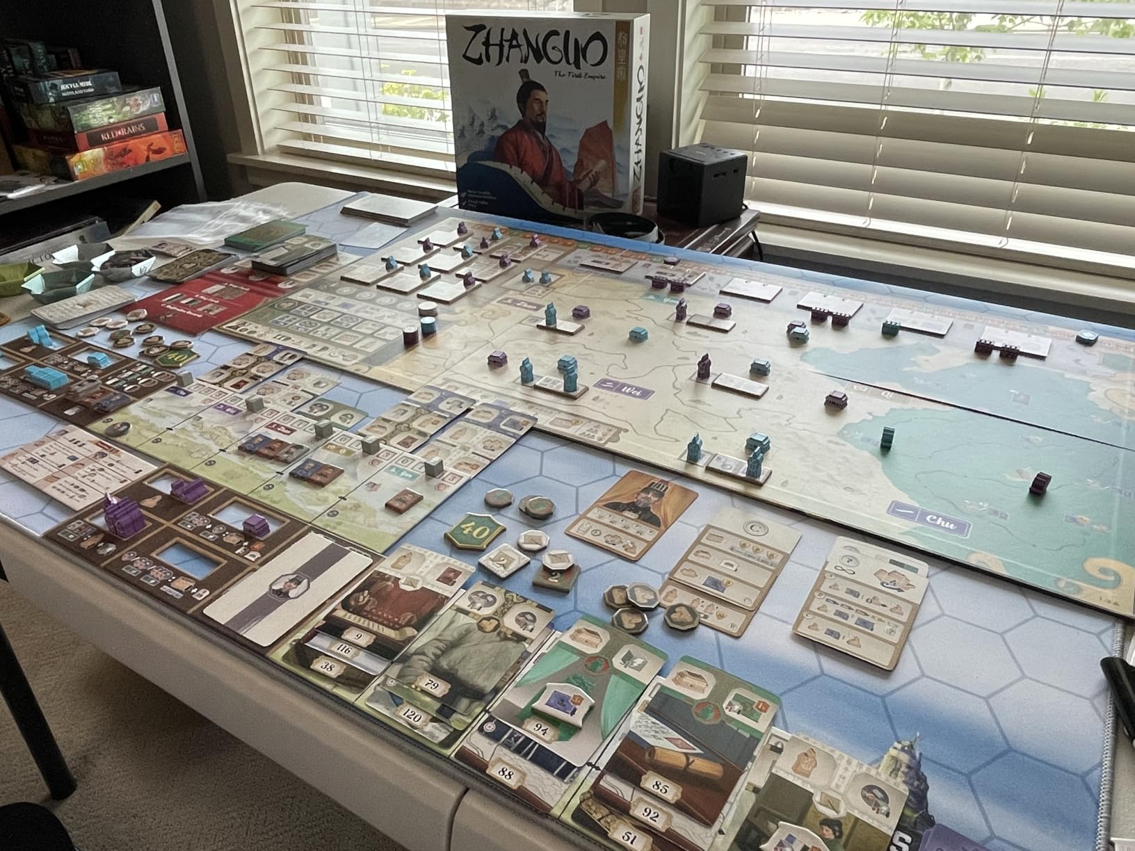 ZhanGuo: The First Empire | Heavy Strategy Game for Teens & Adults | Build The Ancient Chinese Empire | Intense Area Majority & Hand Management Board Game | Ages 14+ | 1-4 Players | 60-120 Min customer photo 1