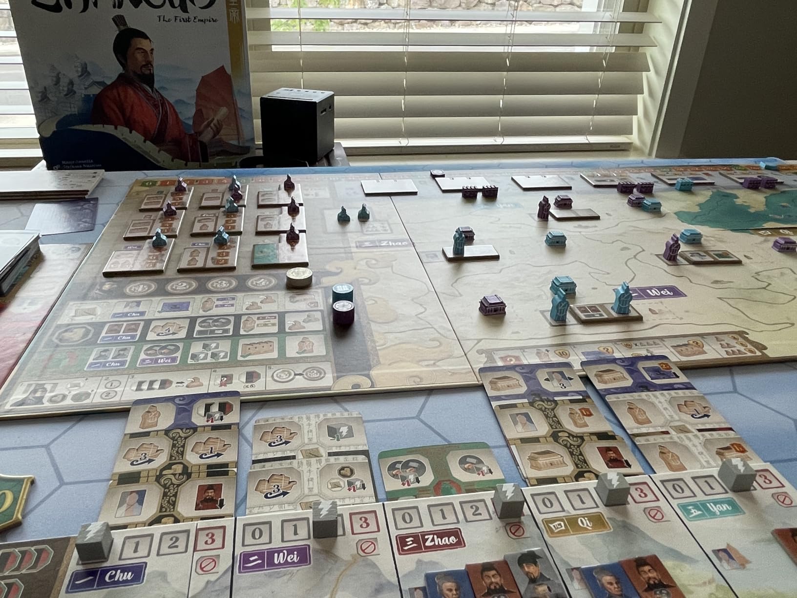 ZhanGuo: The First Empire | Heavy Strategy Game for Teens & Adults | Build The Ancient Chinese Empire | Intense Area Majority & Hand Management Board Game | Ages 14+ | 1-4 Players | 60-120 Min customer photo 2