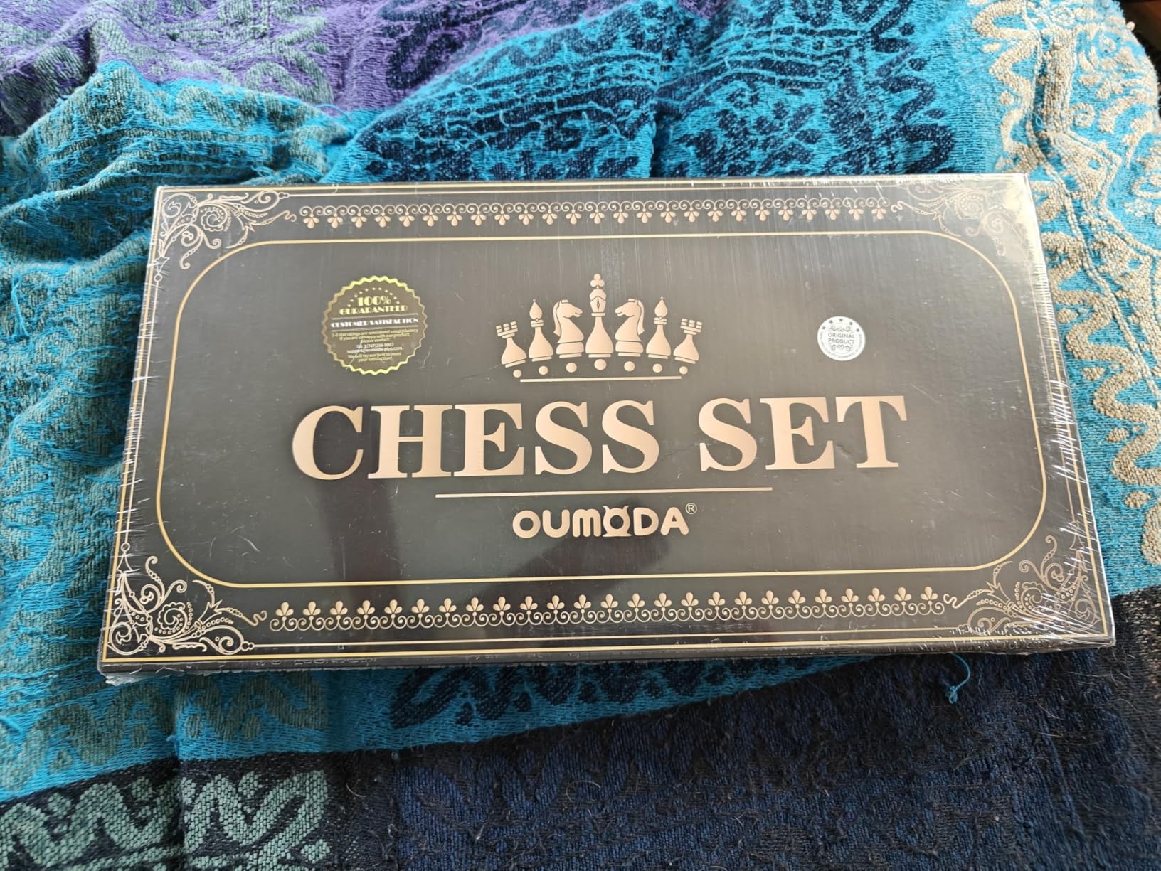 OUMODA Magnetic Chess Set for Adult Kid, 15.4