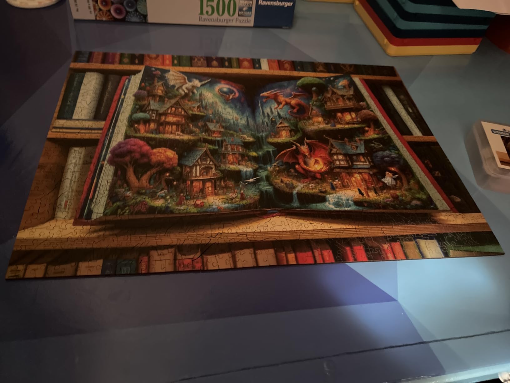 WOODEN.CITY Enchanted Tales 1000 Piece Puzzle | Wooden Puzzles for Adults | Jigsaw Puzzles 1000 Pieces Made in EU - Size 21.25 X 15.5 in | Magical Jigsaw Puzzle customer photo 1