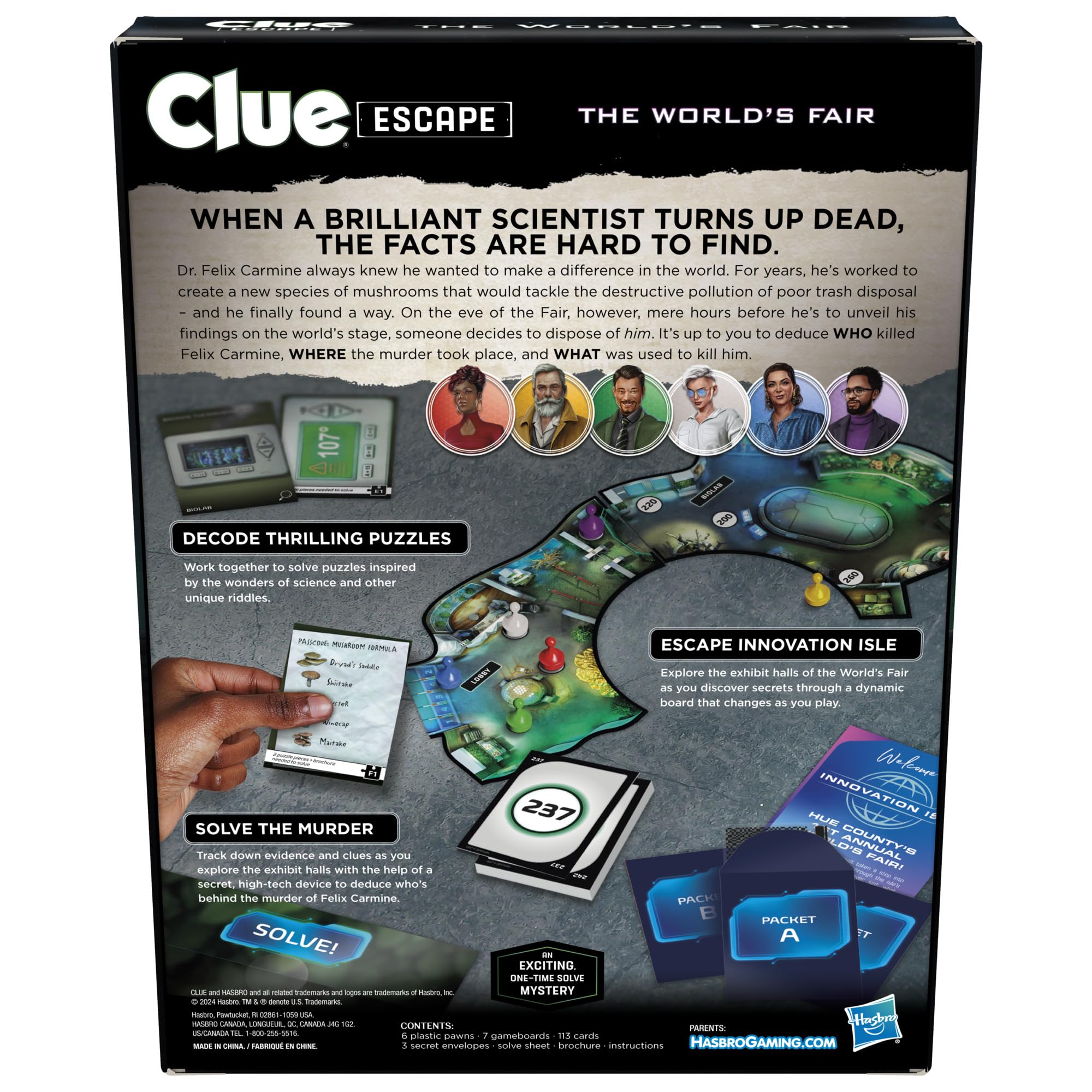 Clue Escape: The World's Fair Board Game | Escape Room 1-Time Solve Mystery Games | Ages 10+ | 1 to 6 Players | 90 - 120 Mins.| Family Games customer photo 2
