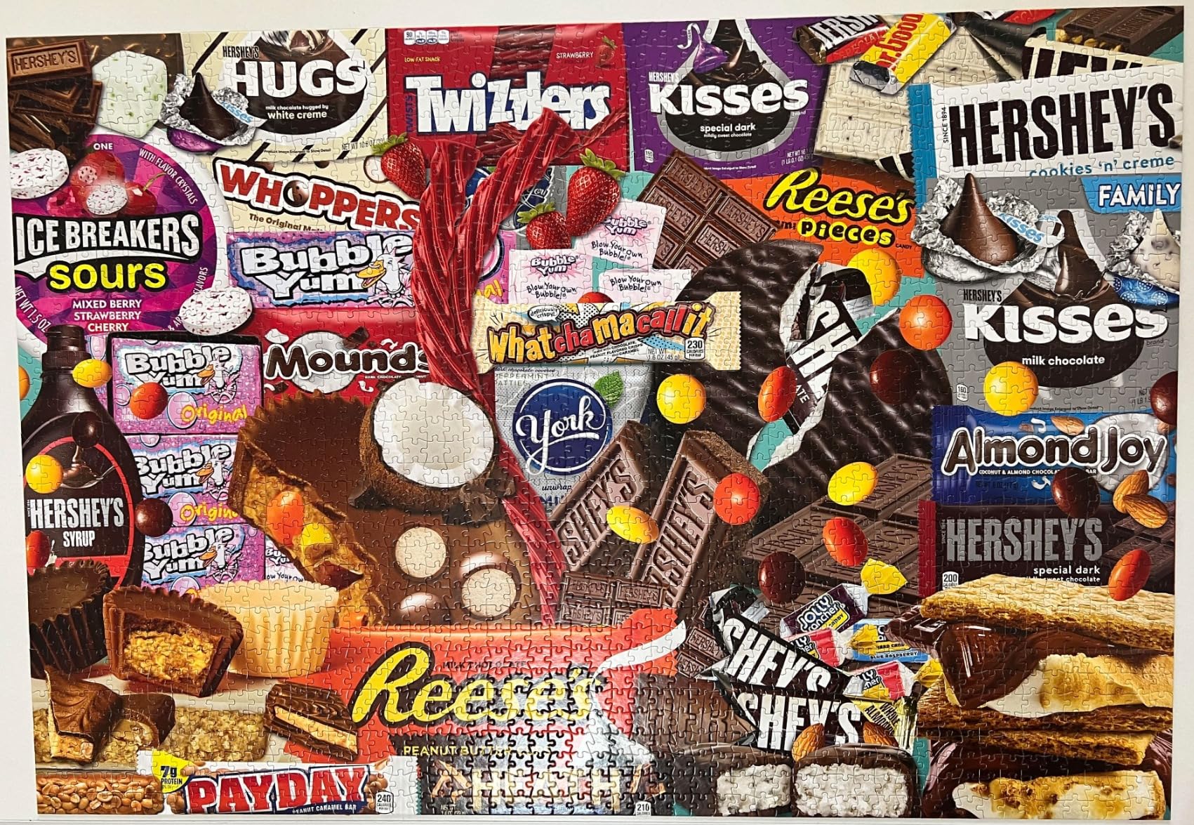 Buffalo Games Hershey Deluxe Collage Puzzles for Adults 2000 Pieces - Rectangular, 38.5 x 26.5 in, Poster Included - 2000 Piece Puzzle for Adults - Adult Jigsaw Challenge - Sturdy Display Box customer photo 1