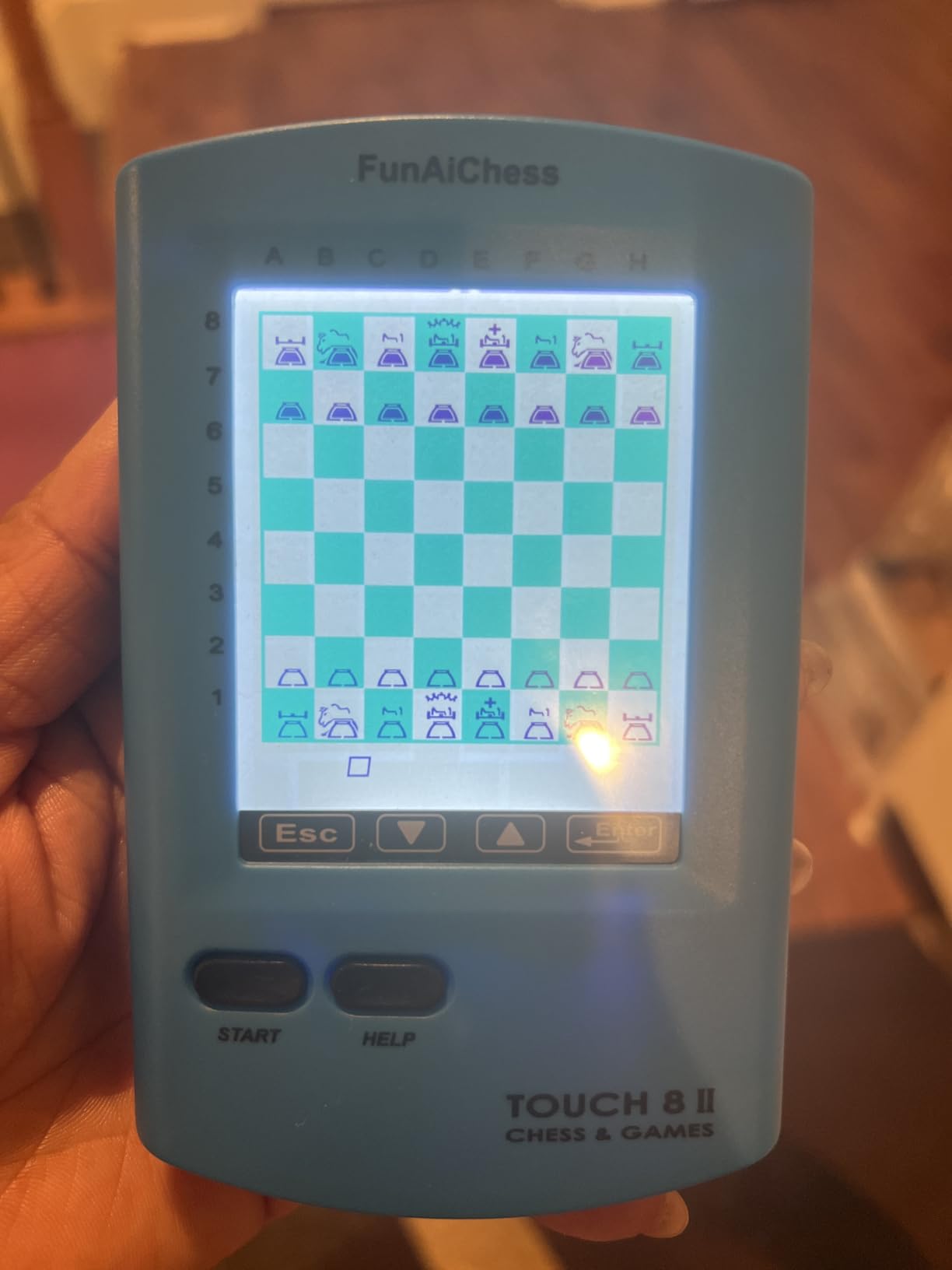 Handheld Electronic Chess Board 8 in 1 Touch Chess Computer Game Portable Electronic Chess Set for Adults, Kids, and Beginners Learn and Travel with Stylus Large LCD Display Gift customer photo 1