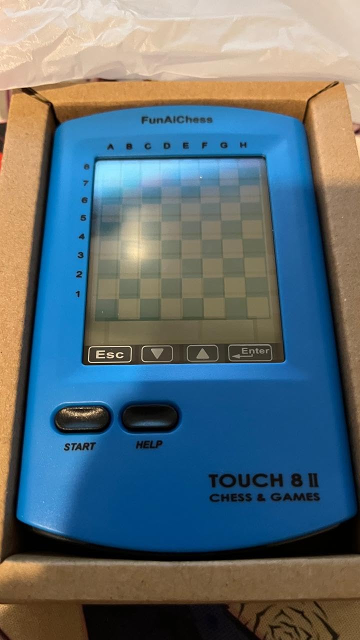 Handheld Electronic Chess Board 8 in 1 Touch Chess Computer Game Portable Electronic Chess Set for Adults, Kids, and Beginners Learn and Travel with Stylus Large LCD Display Gift customer photo 2