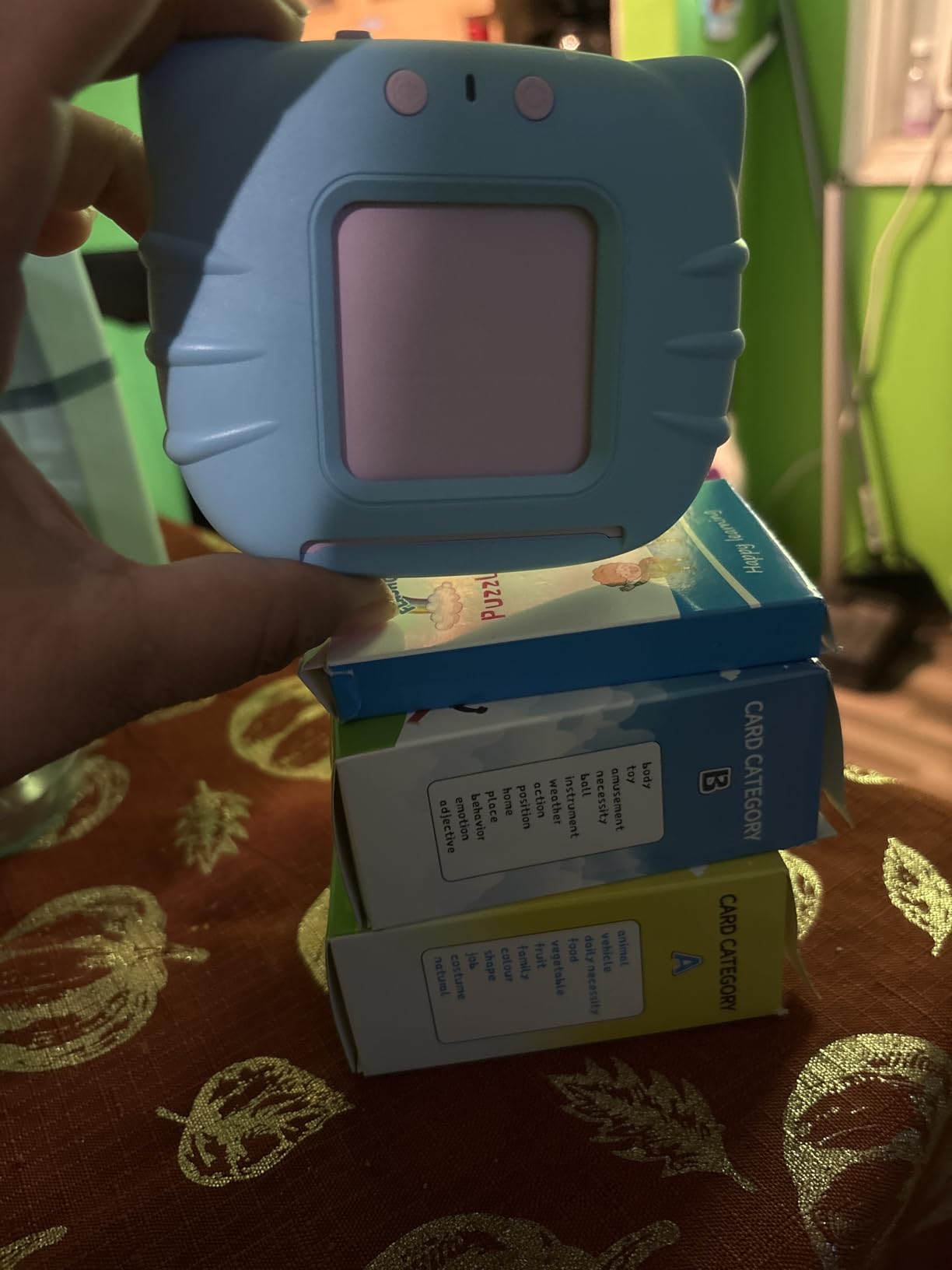Airbition Talking Flash Cards for Toddlers 1-4 Year Olds, Montessori Language Learning Toys with 224 Words customer photo 1