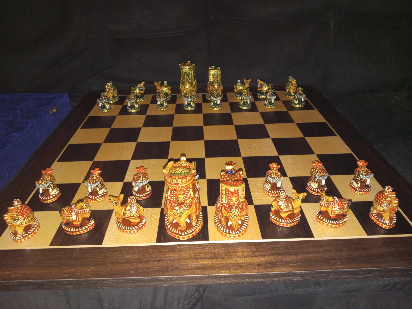BIVOMON 21.25'' Wooden Chess Board Professional Tournament Chess Board with 2.2