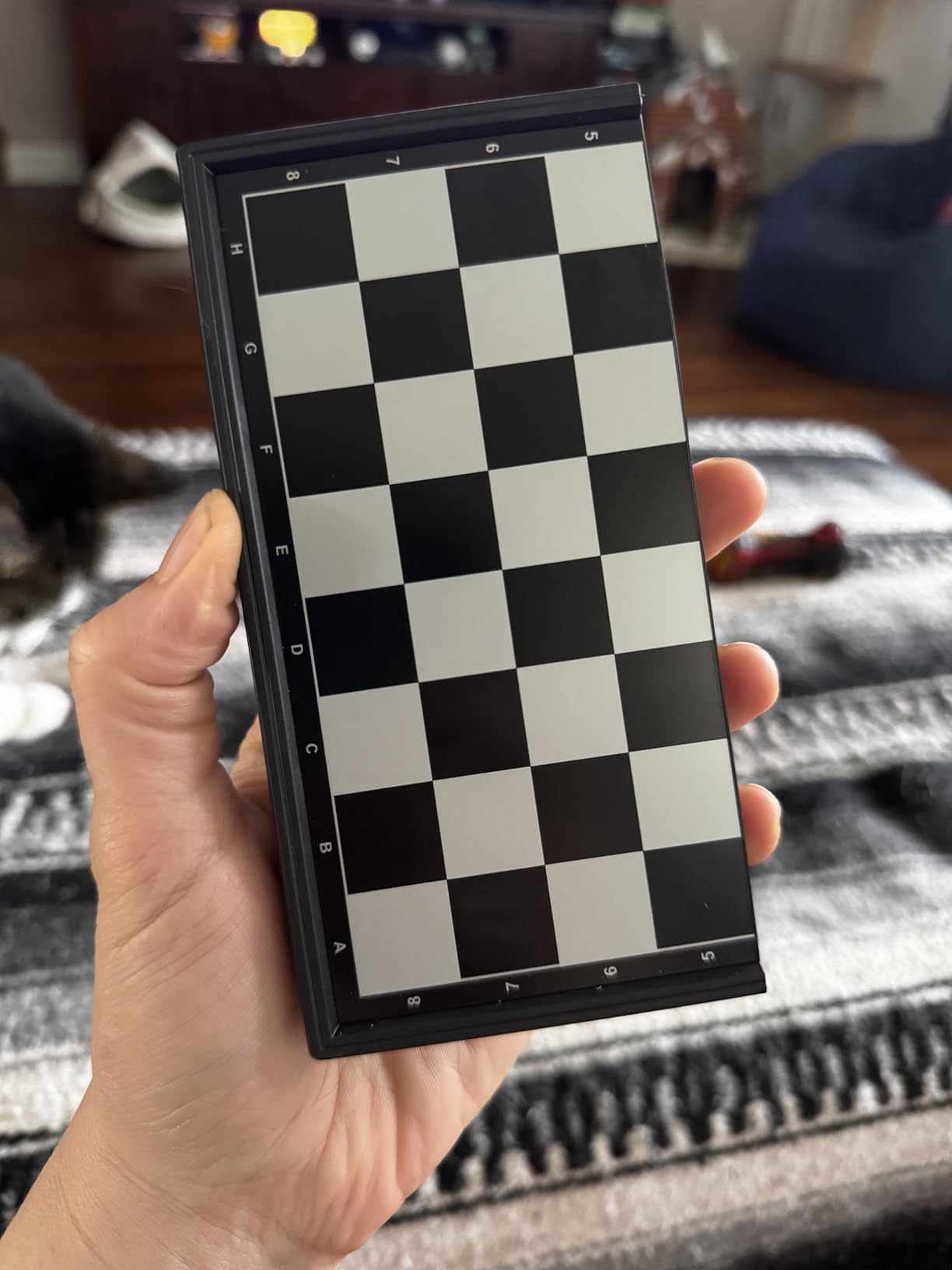 Travel Chess Set Magnetic Portable Folding Board - Small Mini Pocket Chess Set (X-Small / 5.9 Inch) customer photo 1