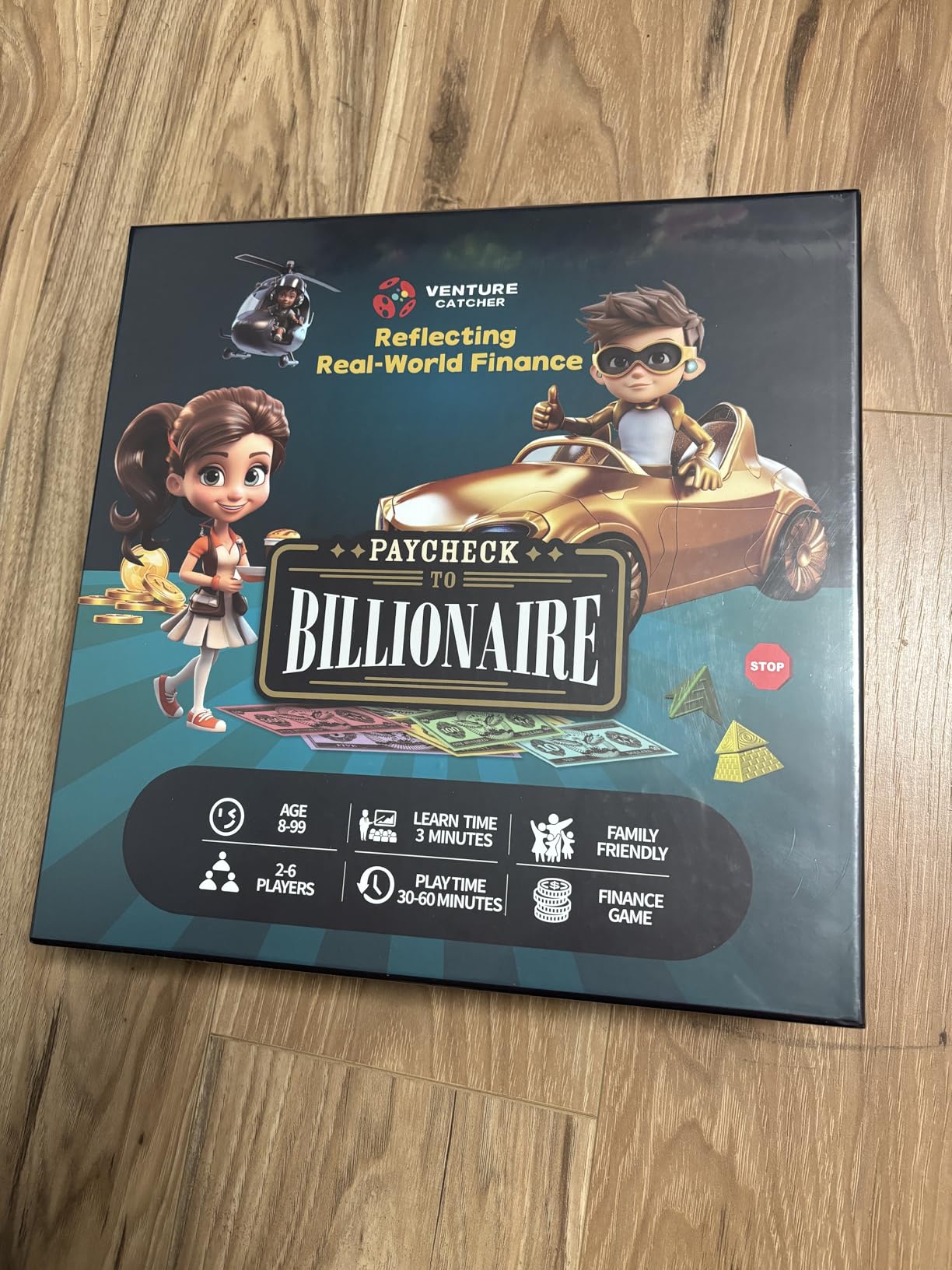 Paycheck to Billionaire: Master Financial Freedom - Smart Investing & Cost Management Board Game - Ideal for Game Night, Educational Play - Perfect for Boys and Girls Ages 8+, Adults and Family customer photo 1