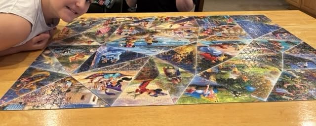 Buffalo Games - Thomas Kinkade Disney Collage Jigsaw Puzzle, 2000 Piece Puzzle for Adults, Disney Art Collection customer photo 2