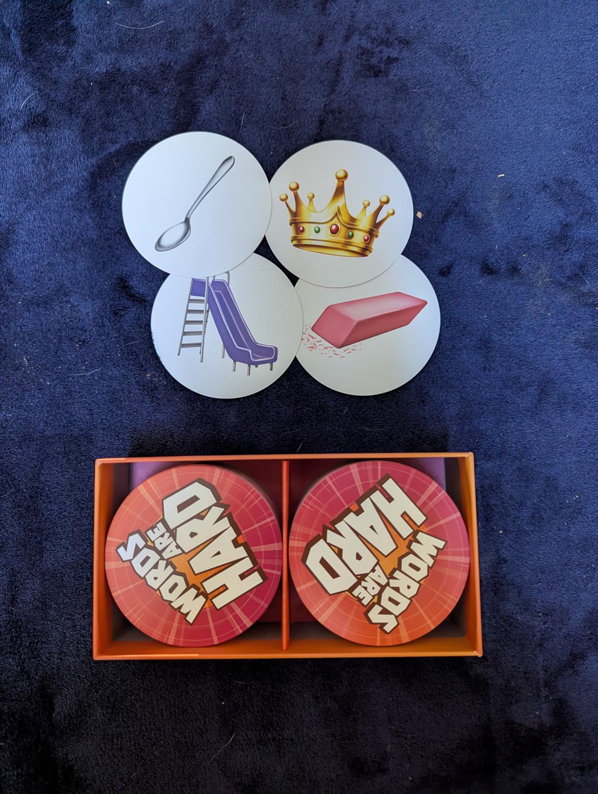 Lost Boy Entertainment Words are Hard - Party Games - Family Card Games - for Kids 8 and up - for Adults - Family Game Night - Travel Game - Creators of Piles! customer photo 2