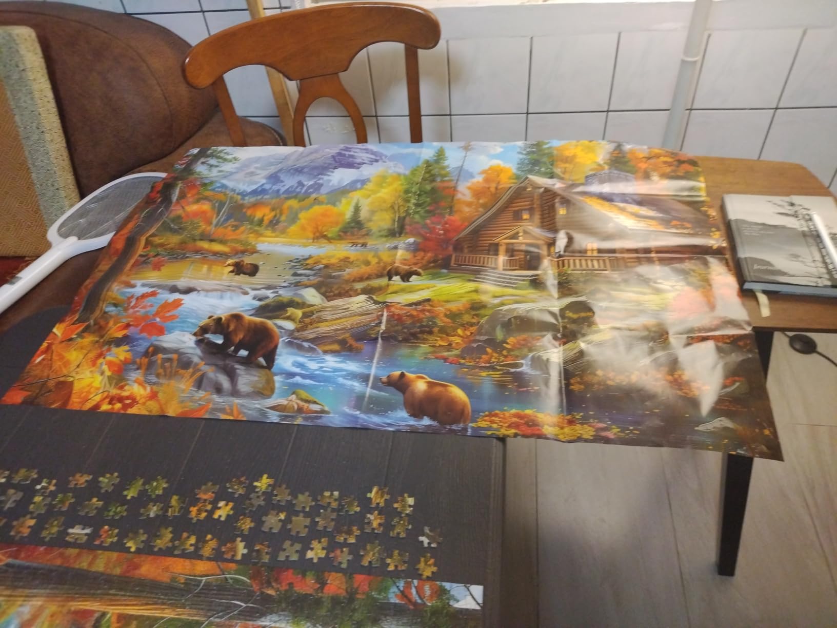 Jigsaw Puzzles 2000 Pieces for Adults Families Bear Village Pieces Fit Together Perfectly customer photo 2