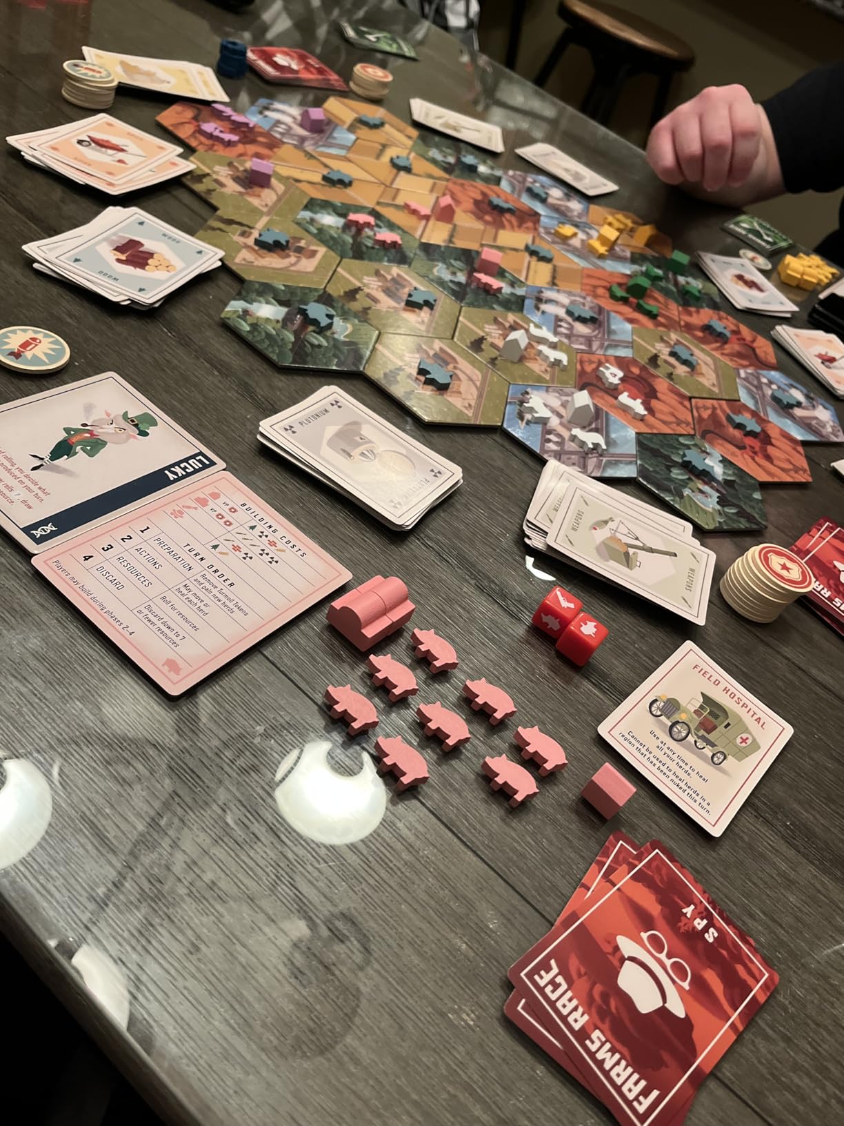 Farms Race Deluxe Edition - Premium Strategy Board Game for Adults & Family, 2-5 Players, 1-2 Hours, Resource Management, Area Control, Asymmetric Powers w/Nuclear Farm Animals, Great for Game Night customer photo 1
