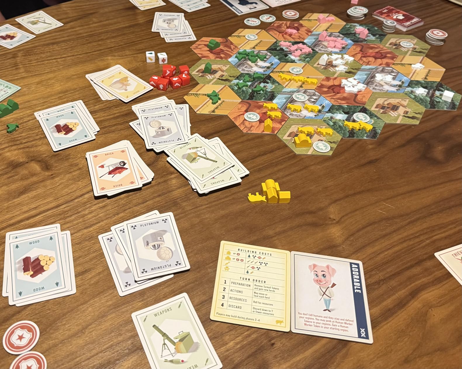 Farms Race Deluxe Edition - Premium Strategy Board Game for Adults & Family, 2-5 Players, 1-2 Hours, Resource Management, Area Control, Asymmetric Powers w/Nuclear Farm Animals, Great for Game Night customer photo 2