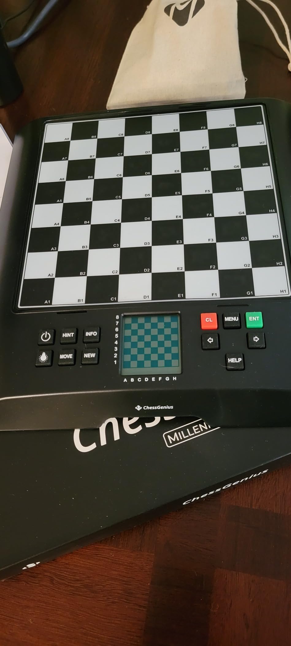 Millennium ChessGenius Electronic Chess Board M810 - Play Against Built-in AI, Adjustable Difficulty Levels, Magnetic Pieces, Portable Chess Computer for All Skill Levels customer photo 1