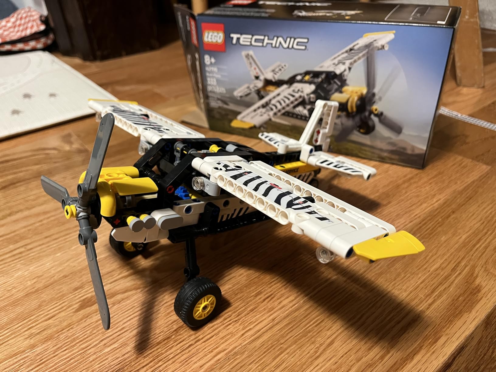 LEGO Technic Bush Plane Toy - Buildable Airplane Toy for Kids, Boys and Girls, Ages 8+ - Model Airplane Gift with Spinning Propeller, 4-Cylinder Piston Engine, and More - 42198 customer photo 2