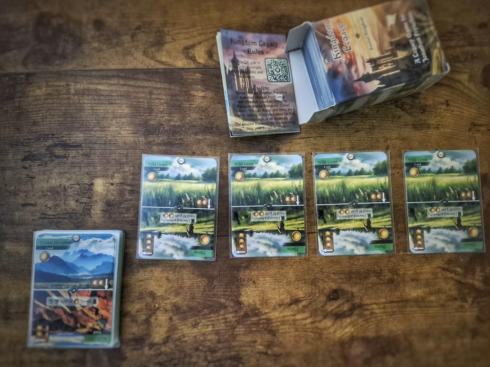 Kingdom Legacy Feudal Kingdom by Fryx Games | Ages 14+ | Narrative Kingdom Building Adventure with Exploration, Card Upgrades, Stickers & Legacy Gameplay customer photo 1