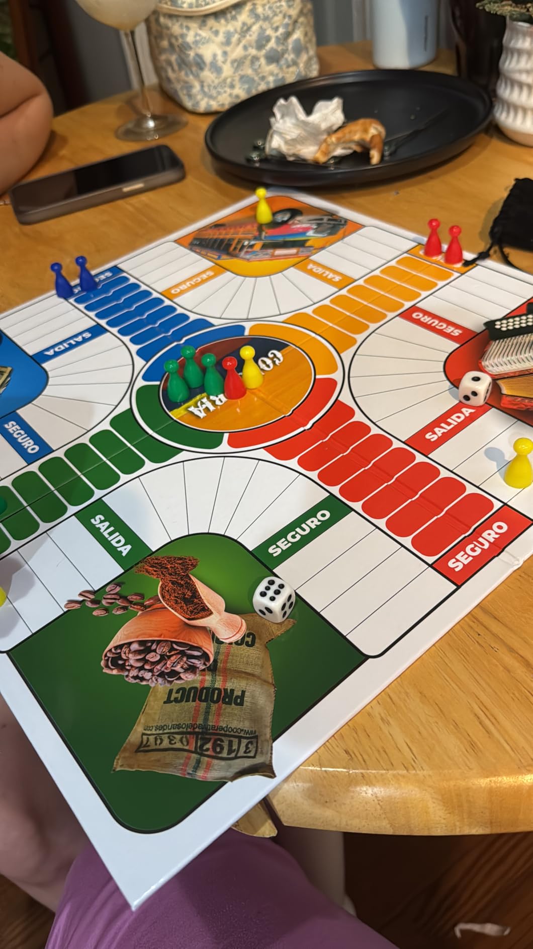 PARQUES Colombiano para 2 a 4 Jugadores Colombian Parques Board Game, Parcheesi Board Game, Juegos De Mesa para Adultos, Productos Colombianos, Colombia customer photo 1