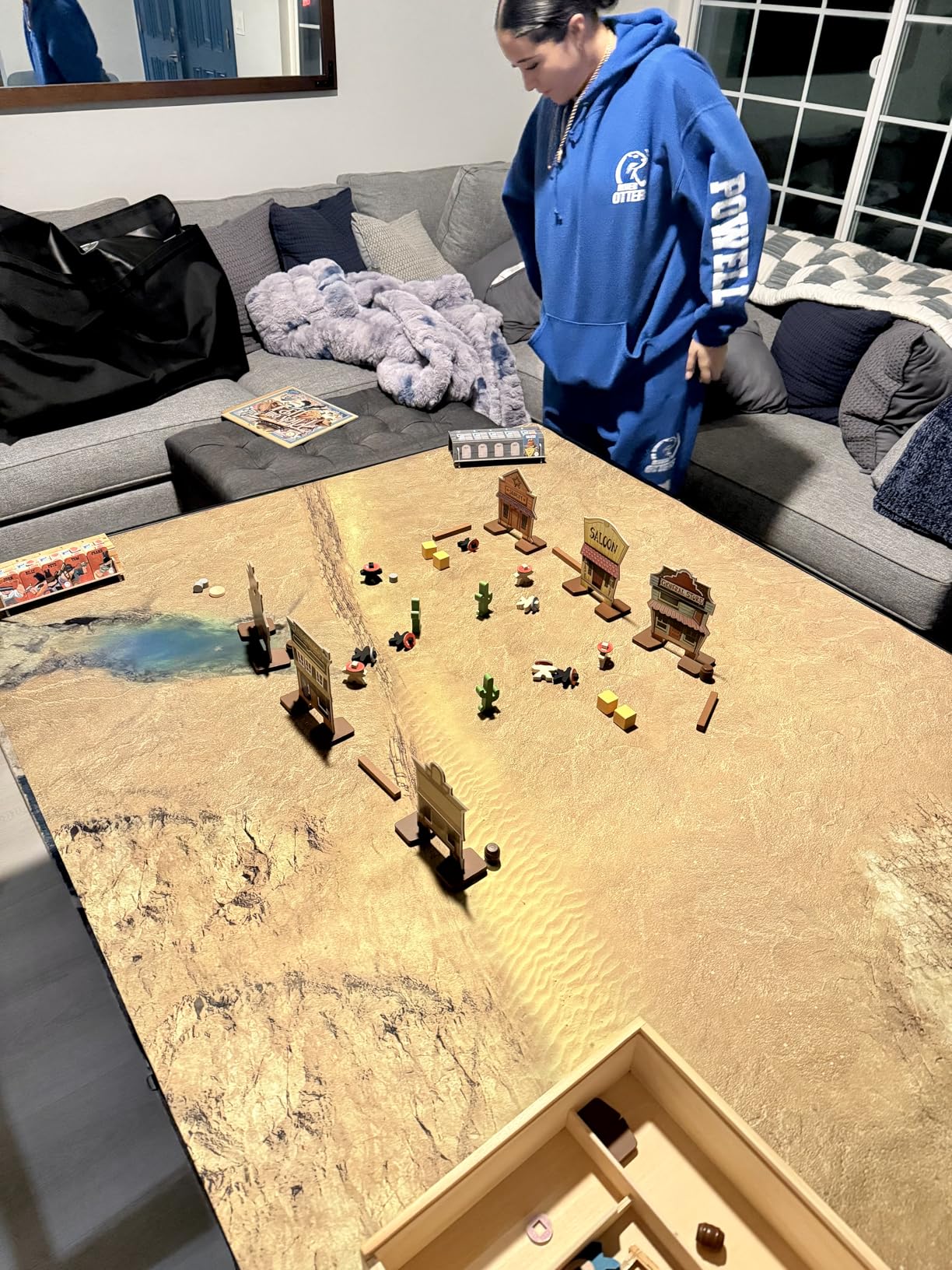 Warzone Studio Folding Table for Wargames (Random Color: Dark Grey or Brown, 6 x 4 ft) customer photo 2