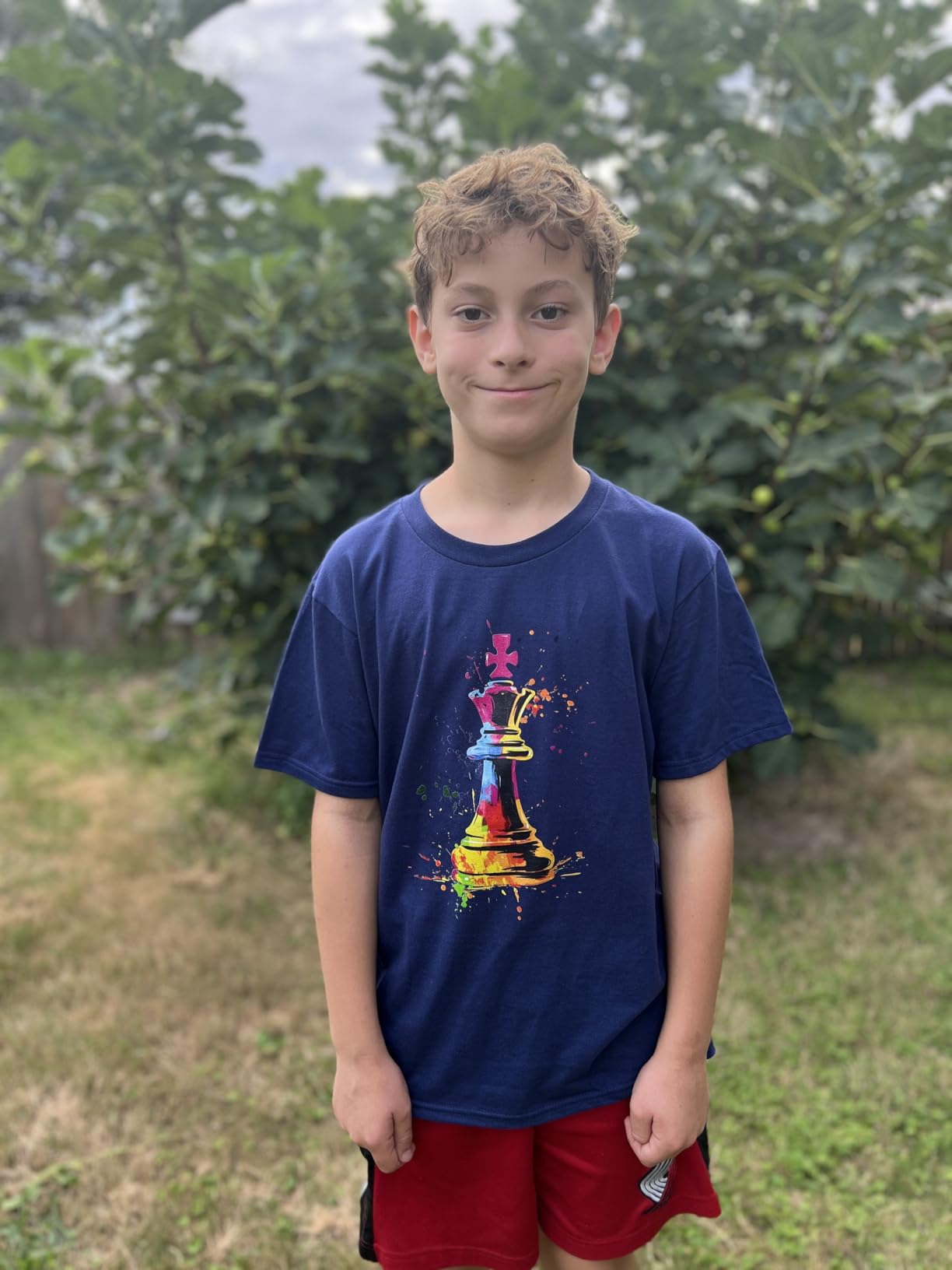 Colorful Chess Piece Chess Player T-Shirt customer photo 1