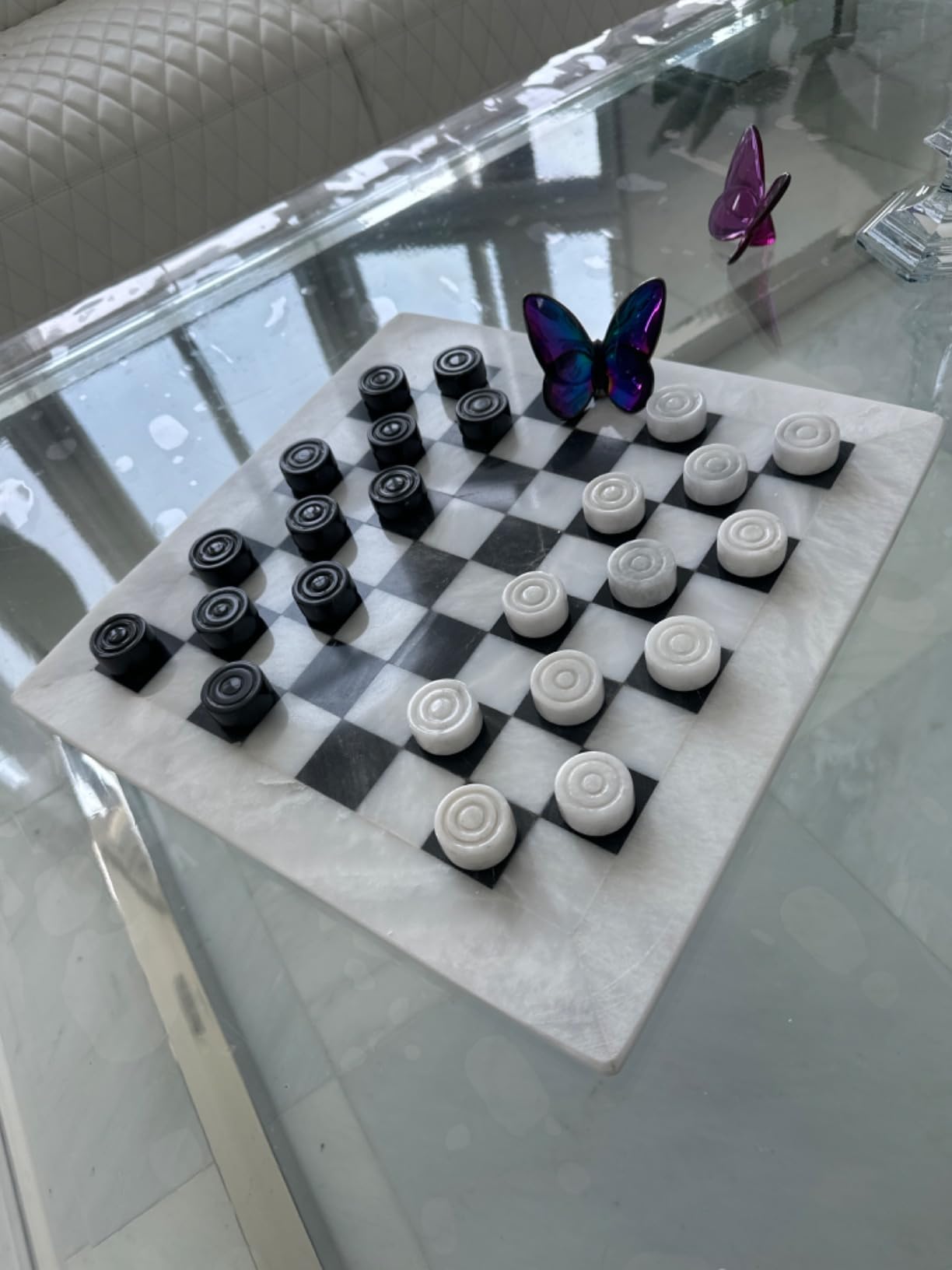Radicaln Marble Checkers Set 15