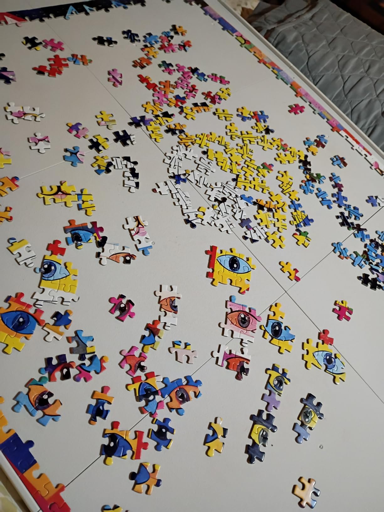 WELGEE 1000-Piece Tilting Puzzle Board with Stand, 31