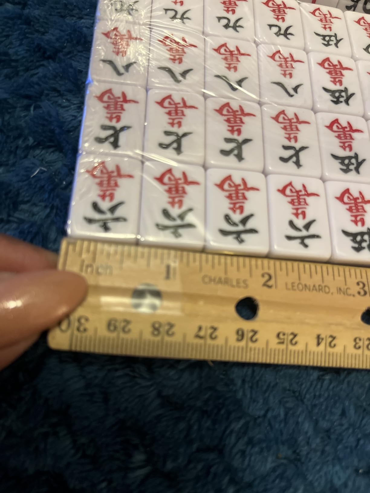 Mini Chinese Mahjong Set - 144pcs Traditional Travel Game with Case, Portable Small Mahjong for Beginners customer photo 2