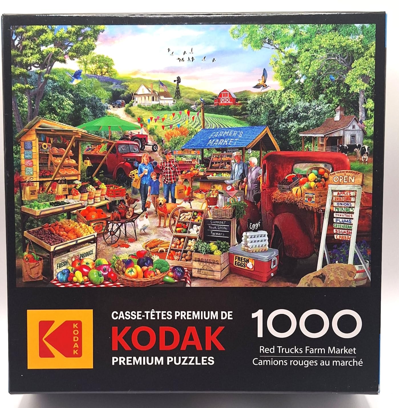 RoseArt - Kodak Premium - The Bakery - 1000 Piece Jigsaw Puzzle, Food-Themed, Ages 10 and Up customer photo 2