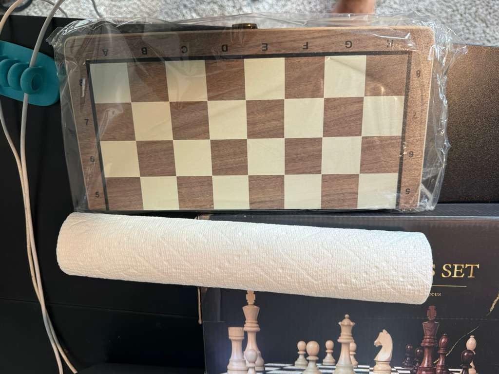 Wooden Chess Set, 11.5 inch Magnetic Chess Board Folding Design with Storage Travel Chess Game for Kids, Adults and Family Game Night customer photo 2