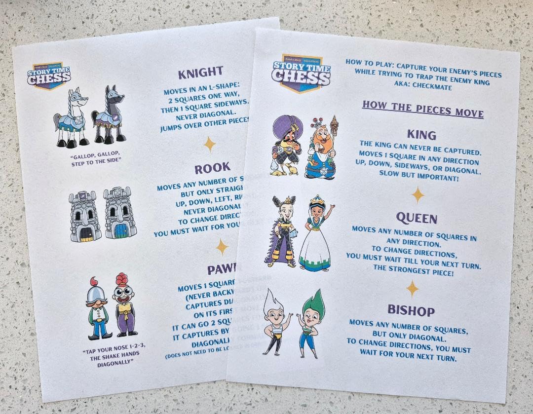 Story Time Chess Set for Kids - Family Game Night, Strategic Game Play - Board Games for Family Night - Perfect for Beginners, Learn Chess with a Fun Story - Preschool Toys, Ages 3+ customer photo 2