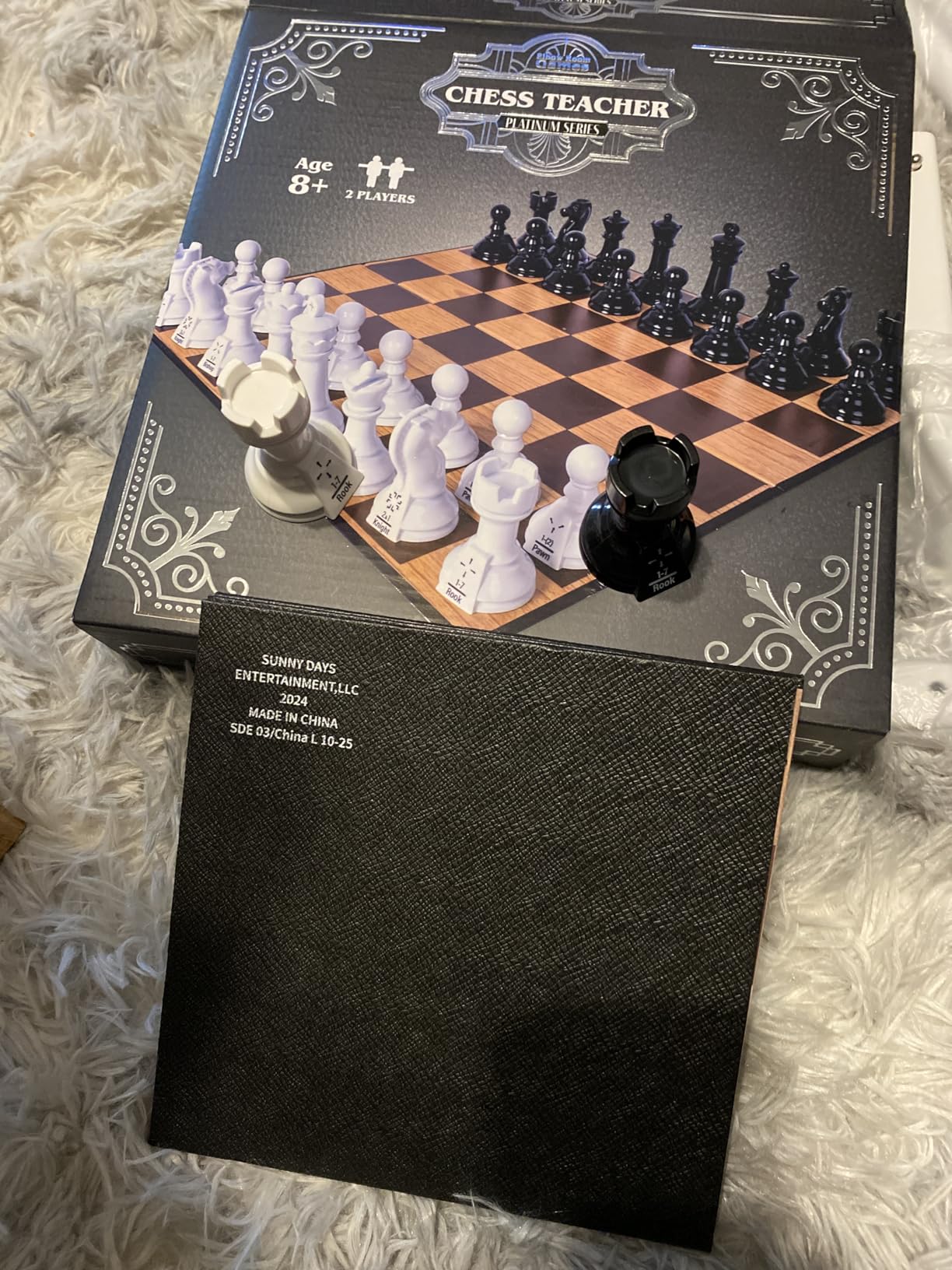 Elbow Room Games Chess Teacher Set - Educational Chess Board with Movement Indicators, Perfect for Beginners and All Skill Levels, Ideal for Family Game Nights and Learning Strategy customer photo 2
