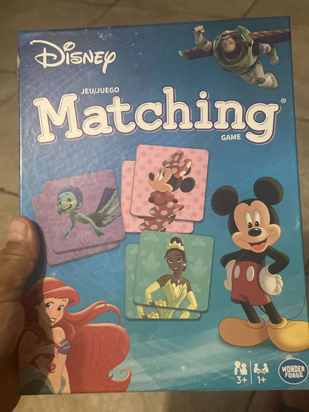 Wonder Forge Disney Matching Game - Fun Memory Game for Boys and Girls Ages 3 and Older - Featuring Classic Disney Characters customer photo 2