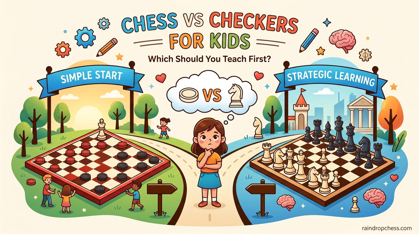 Chess vs Checkers for Kids Which Should You Teach First