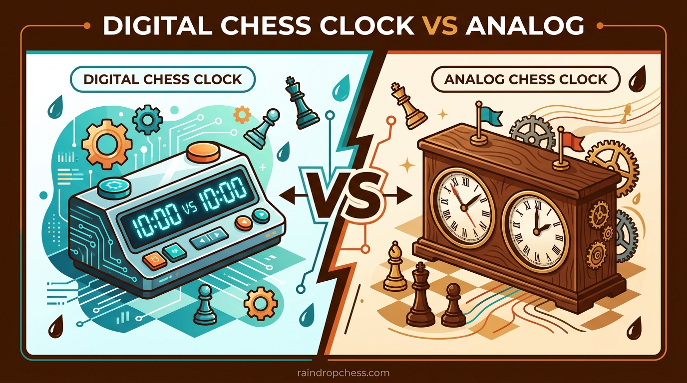 Digital Chess Clock vs Analog