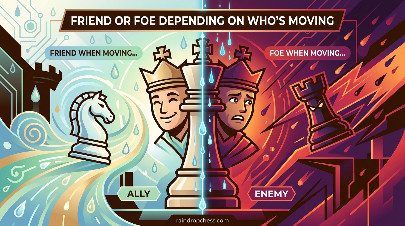 Friend or Foe Depending on Who's Moving