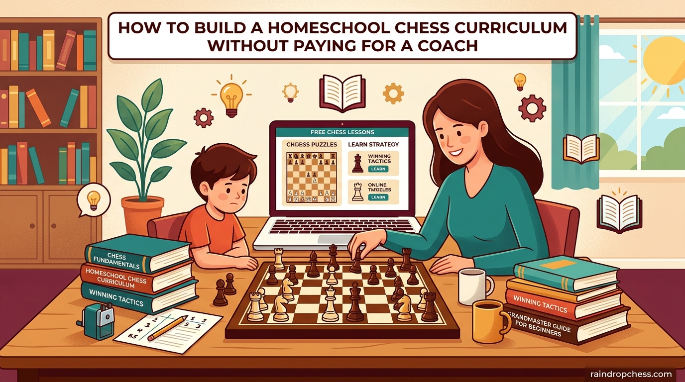 How to Build a Homeschool Chess Curriculum Without Paying for a Coach
