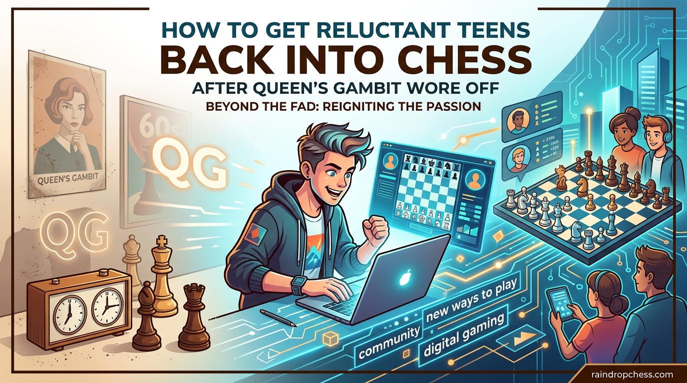 How to Get Reluctant Teens Back Into Chess After Queen's Gambit Wore Off